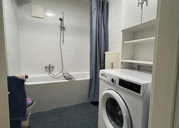 Schoenes 4-zimmer Appartment, Wlan, Kueche, Bad 公寓 伊尔梅瑙